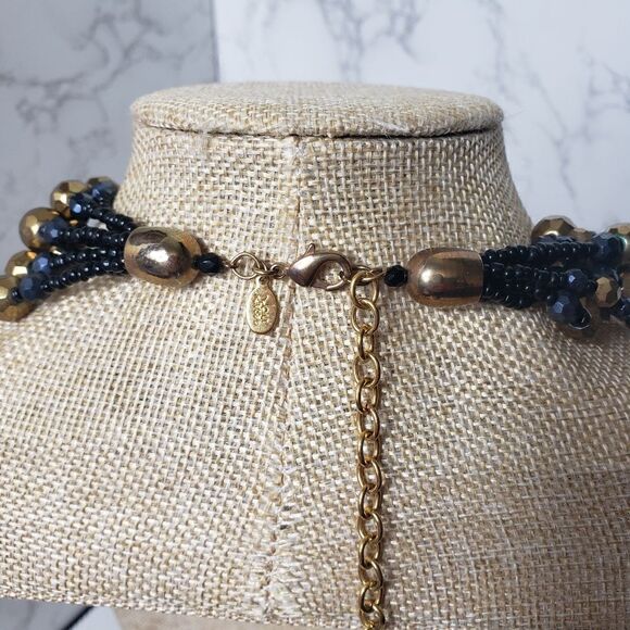 JOAN RIVERS MULTI-STRAND Glamorous Nights Torsade Beaded Necklace - Picture 5 of 7